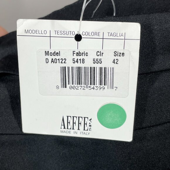 NEW Moschino Skirt Womens 8 black pencil straight designer classic - Picture 7 of 12